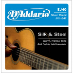 Струны для акустической гитары D'Addario EJ40 SILK&STEEL
