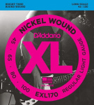Струны для бас-гитары D`Addario EXL170 XL