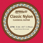 J2706 Classical Отдельная 6-ая струна для классической гитары D'Addario