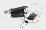 Двухканальная радиосистема с ручным передатчиком и головным микрофоном LAudio PRO2-MH