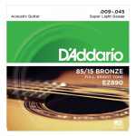 Струны для акустической гитары 9-45 D'Addario EZ890 AMERICAN BRONZE 85/15