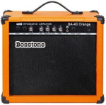 Bosstone BA-40W Orange Комбоусилитель для бас гитары. Мощность - 40 Ватт. Динамик 8"
