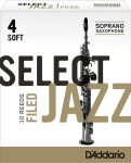 Трость для саксофона сопрано Rico RSF10SSX4S Select Jazz Filed