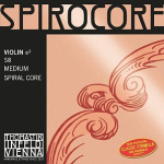 S8 Spirocore Отдельная струна Е/Ми для скрипки, размером 4/4, среднее натяжение, Thomastik