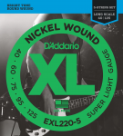 EXL220 XL NICKEL WOUND Струны для бас-гитары D`Addario