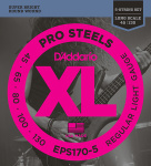 EPS170-5 ProSteels Комплект струн для 5-струнной бас-гитары, Light, 45-130, Long Scale, D'Addario