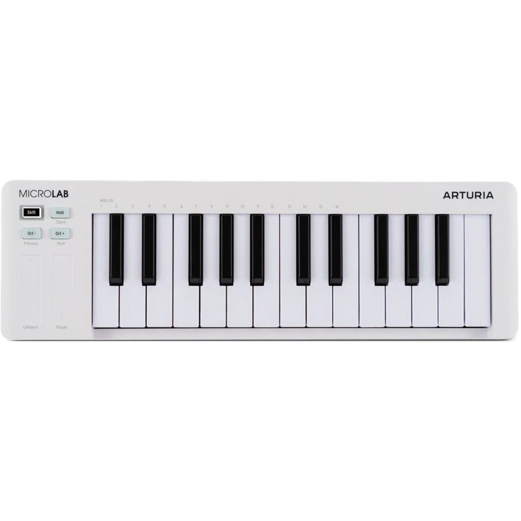 MIDI клавиатура Arturia MicroLab 3 White.jpg