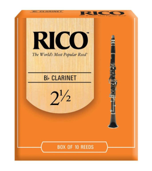 Трость для кларнета RICO ROYAL RCB1025 Bb, размер 2.5