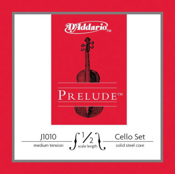 Комплект струн для виолончели размером 1/2 D'Addario J1010-1/2M Prelude