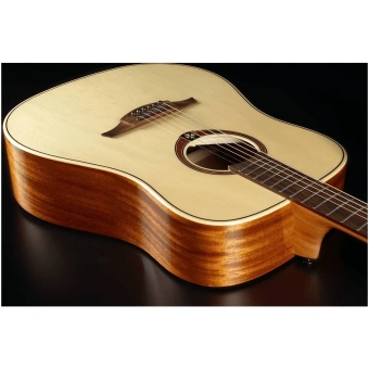 LAG GLA T88D Аккустическая гитара Дредноут, цвет натуральный